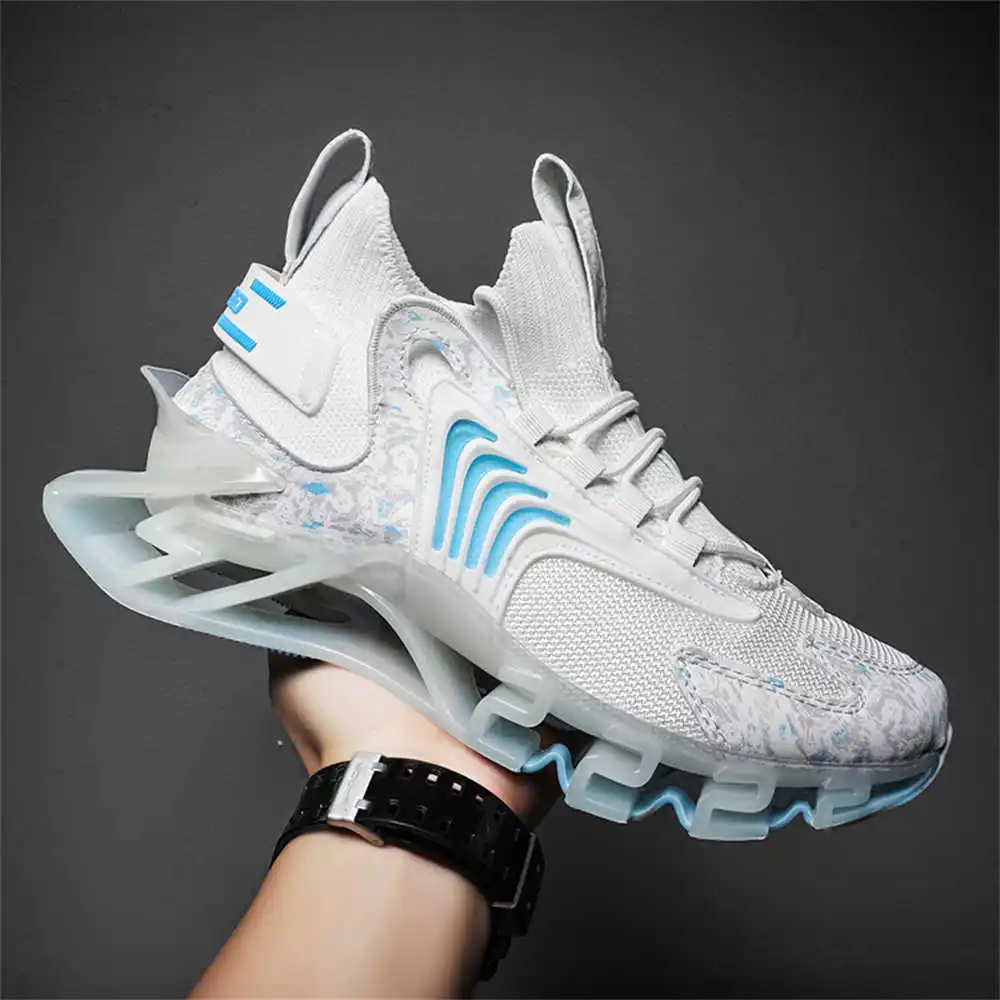 Women'S Fashion Tennis Shoes - Stivali lunghi rosa Slipon blu Sneakers