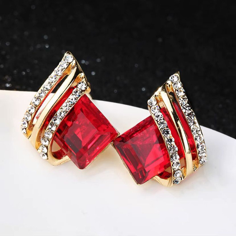 Women'S Fashion Earrings - Orecchini a bottone da donna in