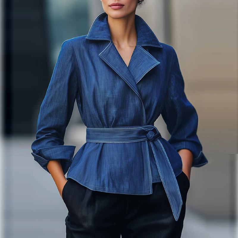 Women'S Fashion For 2026 - Giacca di Jeans Moda Autunno Primavera