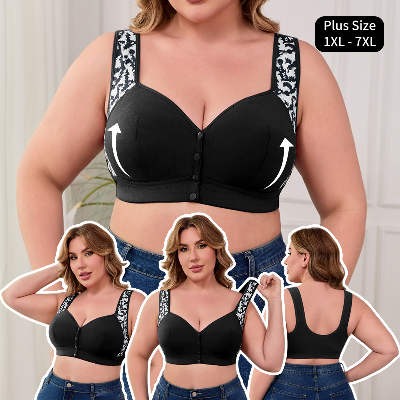 Women'S Fashion Gifts - Reggiseno con Chiusura Frontale Taglie Forti