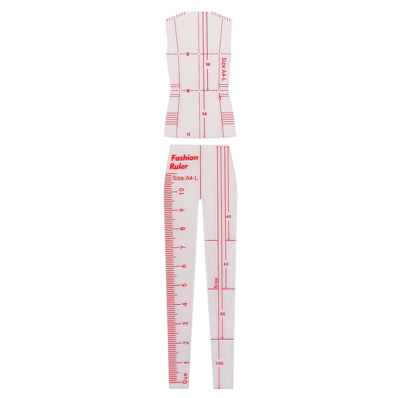 Set di 1 Righello per Disegno  - Women Fashion Figure Template recensione e prezzo