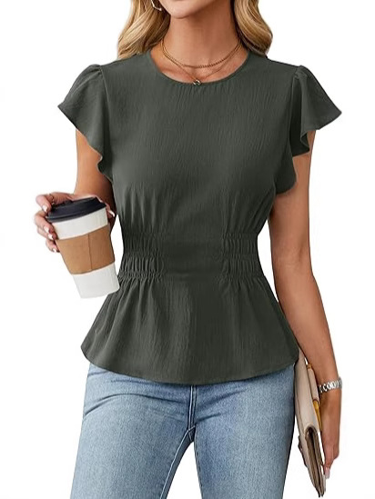 Camicetta da donna con volant  - Women Top Fashion recensione e prezzo