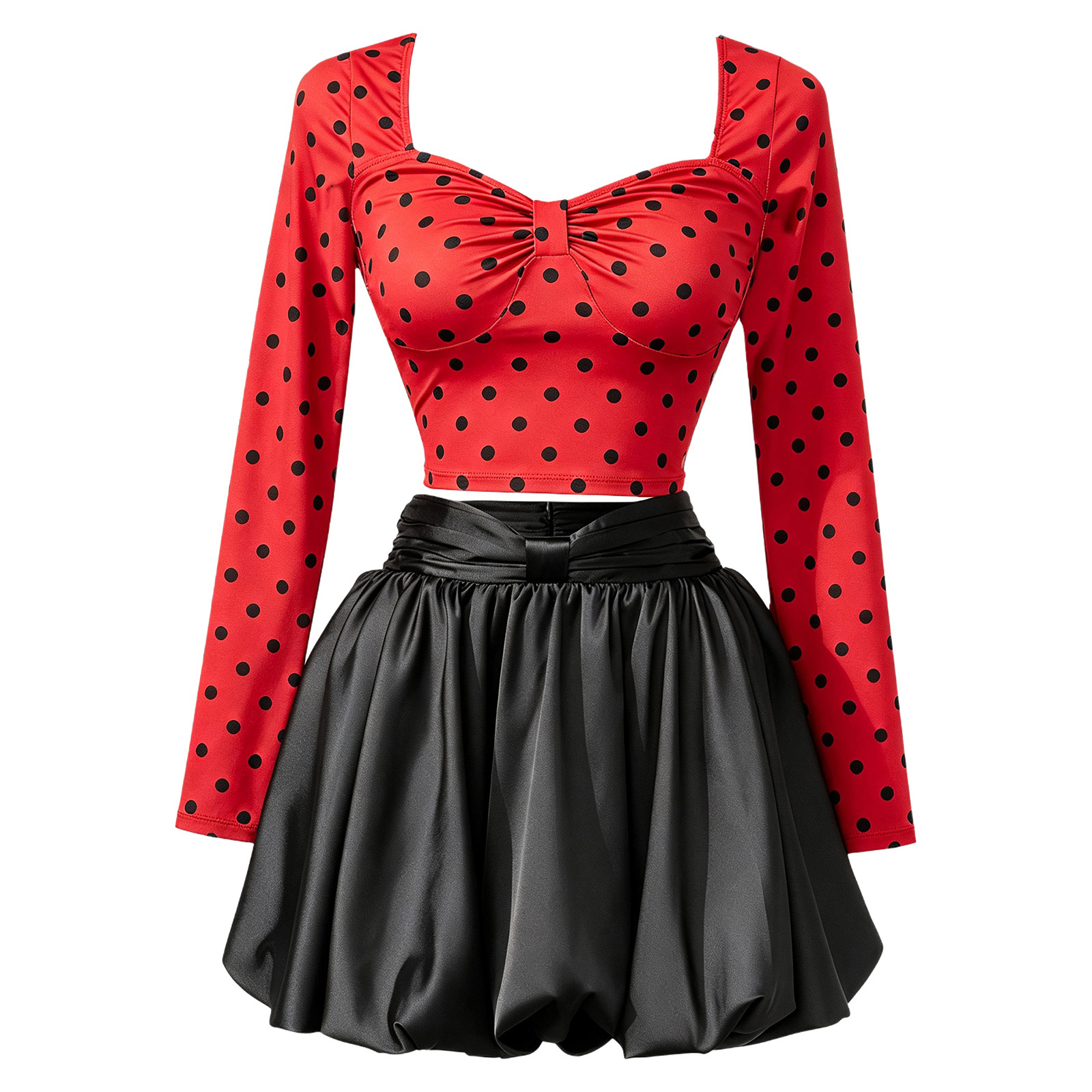 Top corto a maniche lunghe a p - Women Top Fashion recensione e prezzo